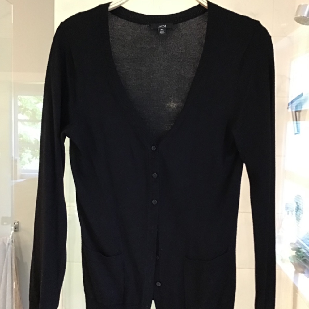 Jacob Rayon Blend Cardigan - Picture 2 of 4